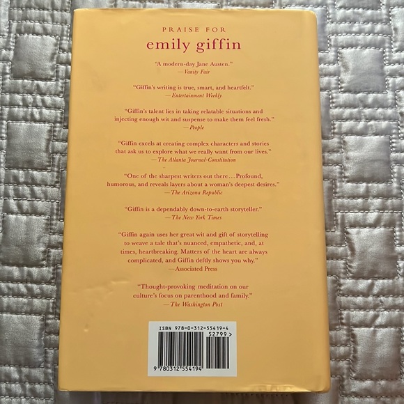 Emily Giffin Where We Belong Hardcover book - Picture 2 of 4